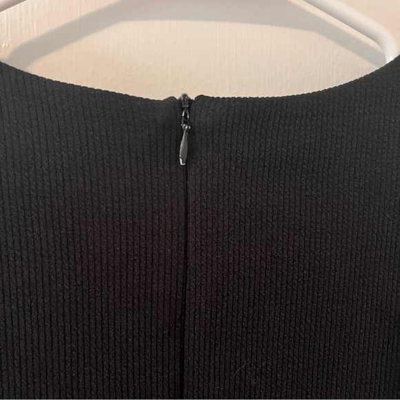 The Editors Market Dress Black Ribbed Long Sleeve XS - Picture 5 of 10